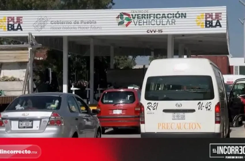  Verifican 460 mil automóviles en Puebla durante primer semestre del 2025