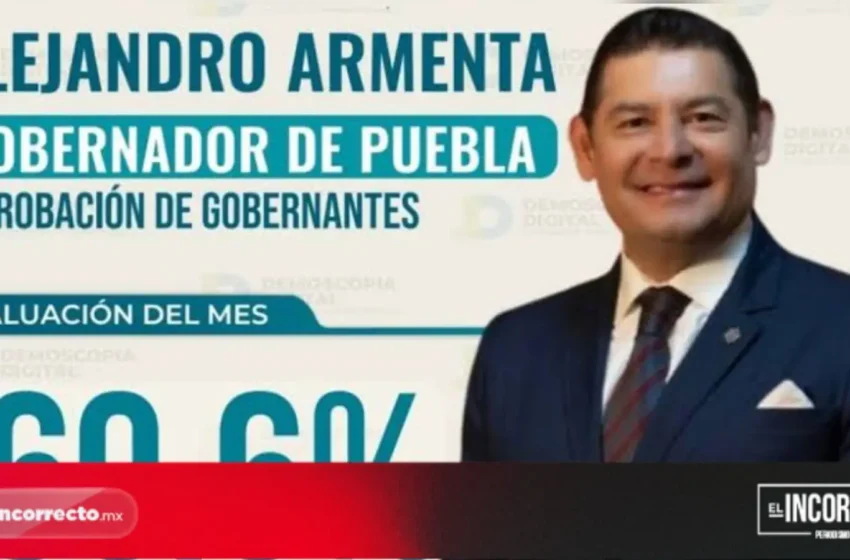  Armenta, el mejor gobernador evaluado de México: Demoscopia