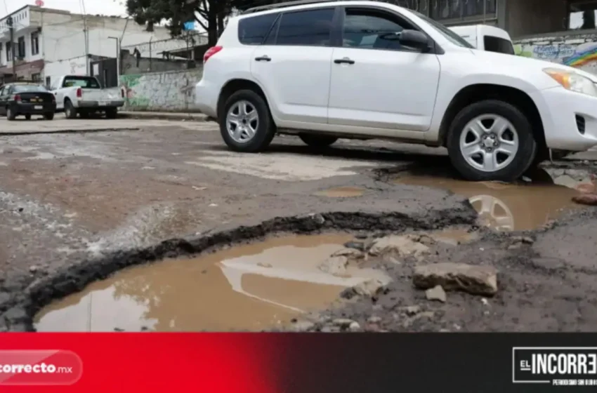  En un mes, gobierno estatal ha tapado 5 mil baches en Puebla