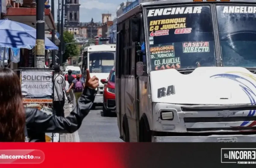  Asisten mil 743 unidades del transporte público a la revista vehicular en Puebla