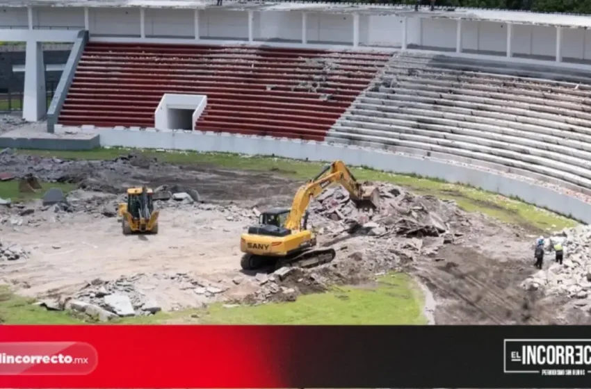  Universidad del Deporte en Puebla implicará demolición parcial del Estadio Zaragoza: Armenta