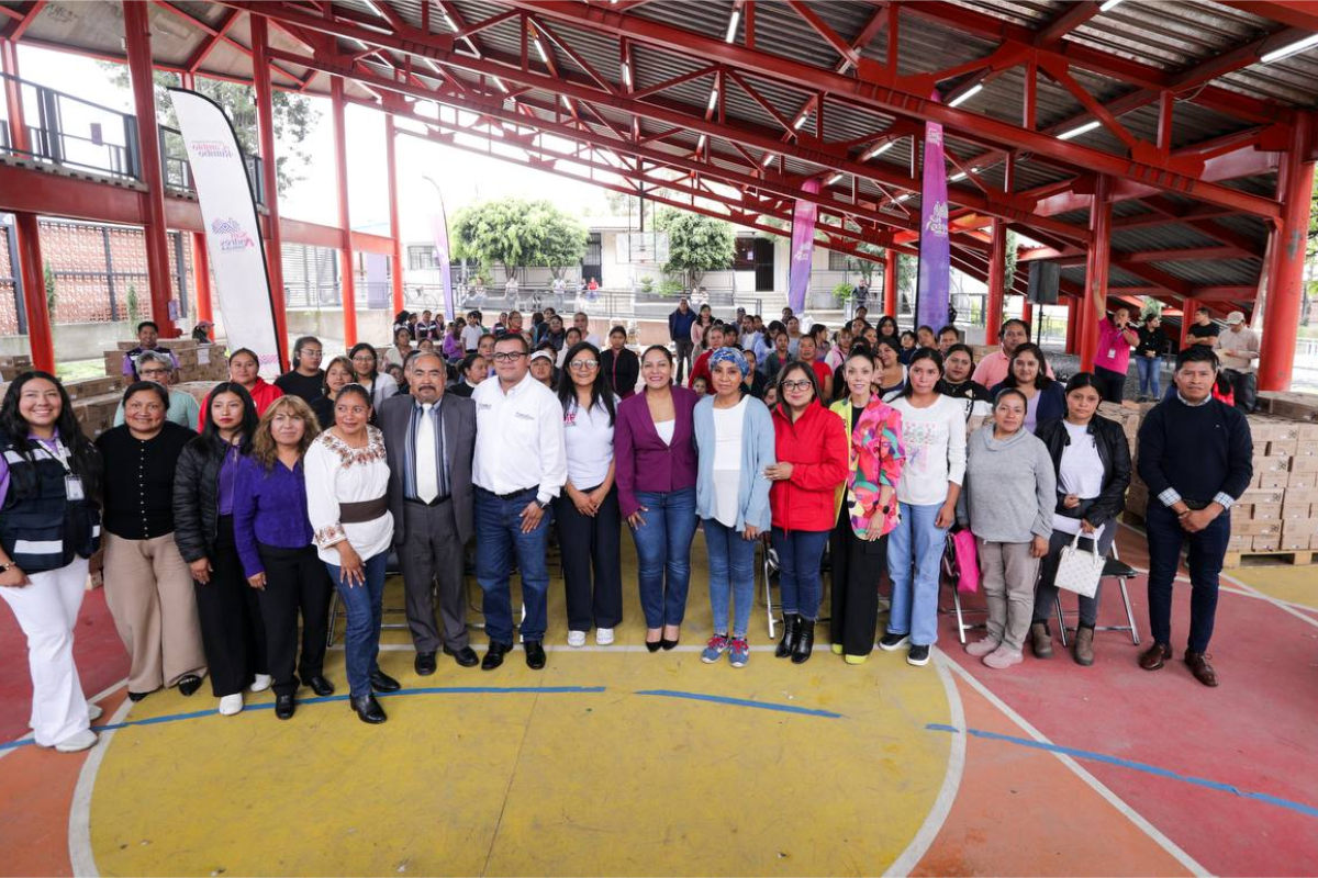 En San Andrés Cholula más de 4 mil estudiantes se beneficiarán con dotaciones alimentarias en escuelas