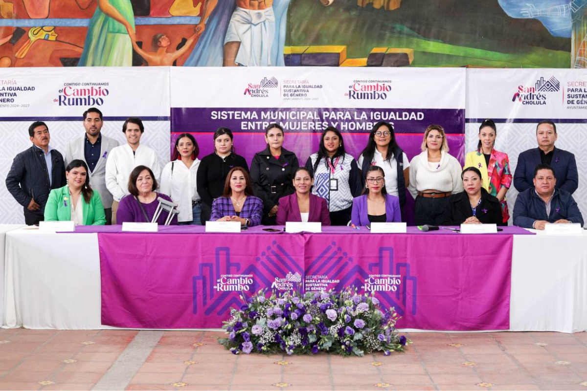 San Andrés Cholula reafirma su compromiso por una vida libre de violencia para las mujeres