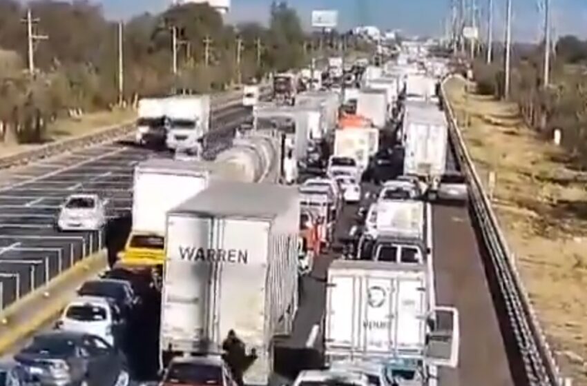  Transportistas bloquearán la autopista México–Puebla este lunes 7 de julio por ola de asaltos
