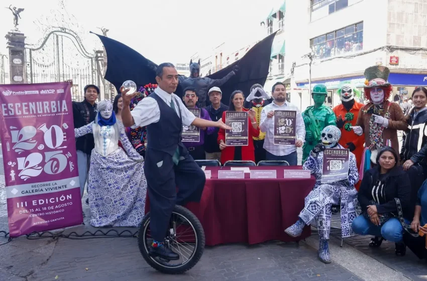  Anuncian festival «Escenurbia» encabezado por artistas urbanos de la capital