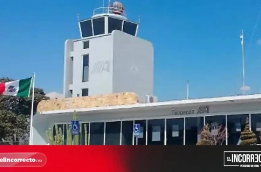  Armenta busca reactivar el aeropuerto de Tehuacán
