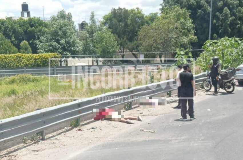 Balean a dos motociclistas sobre la autopista México-Puebla