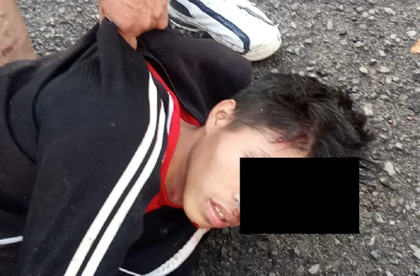  En Amozoc, habitantes intentaron linchar a dos rateros (IMÁGENES SENCIBLES)