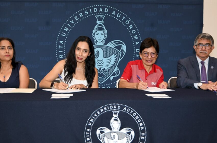  Encabeza la Rectora Lilia Cedillo firma de convenio con la SMADSOT del estado