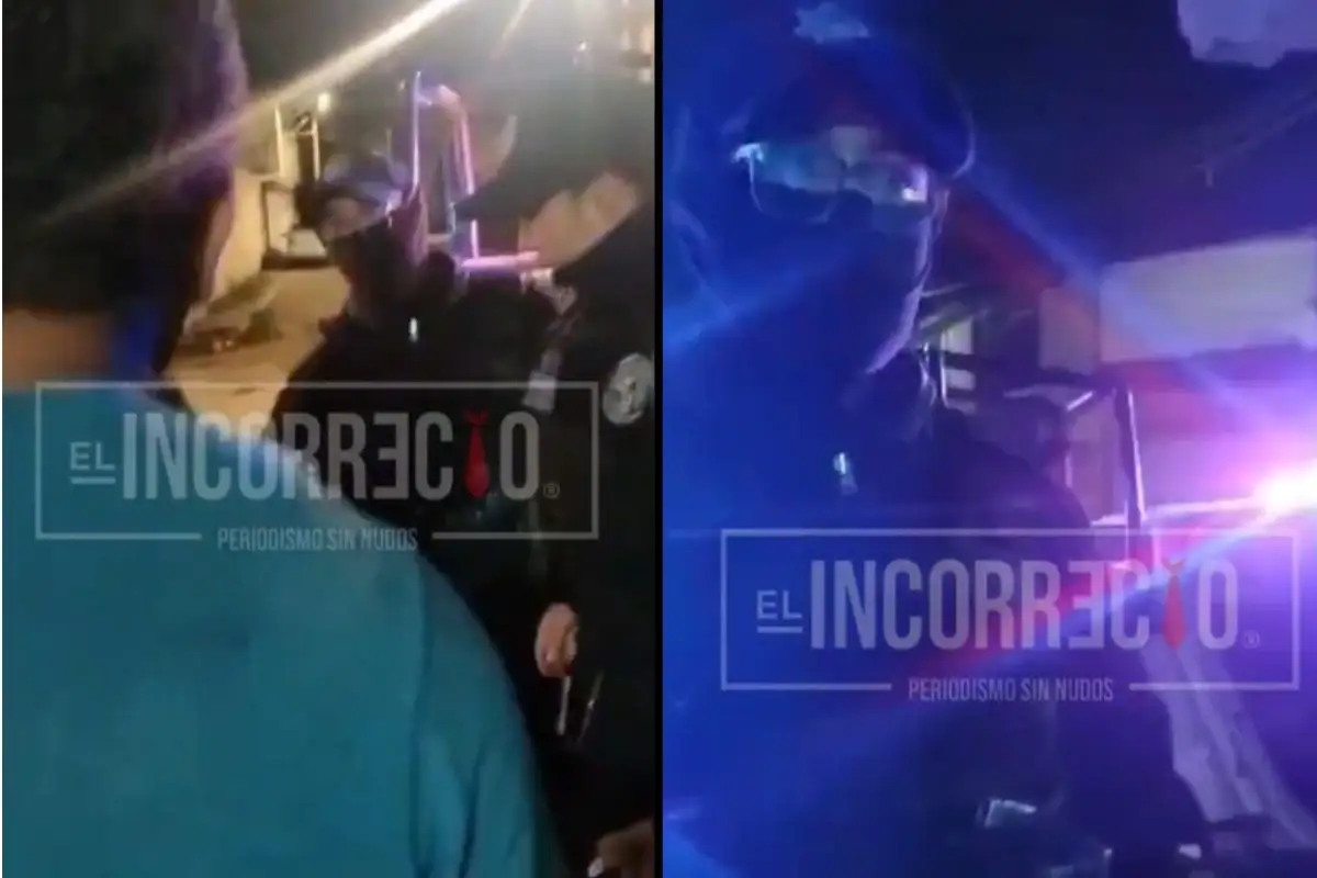 Enfrentamiento entre policías y vecinos de San Antonio Abad, deja una mujer detenida