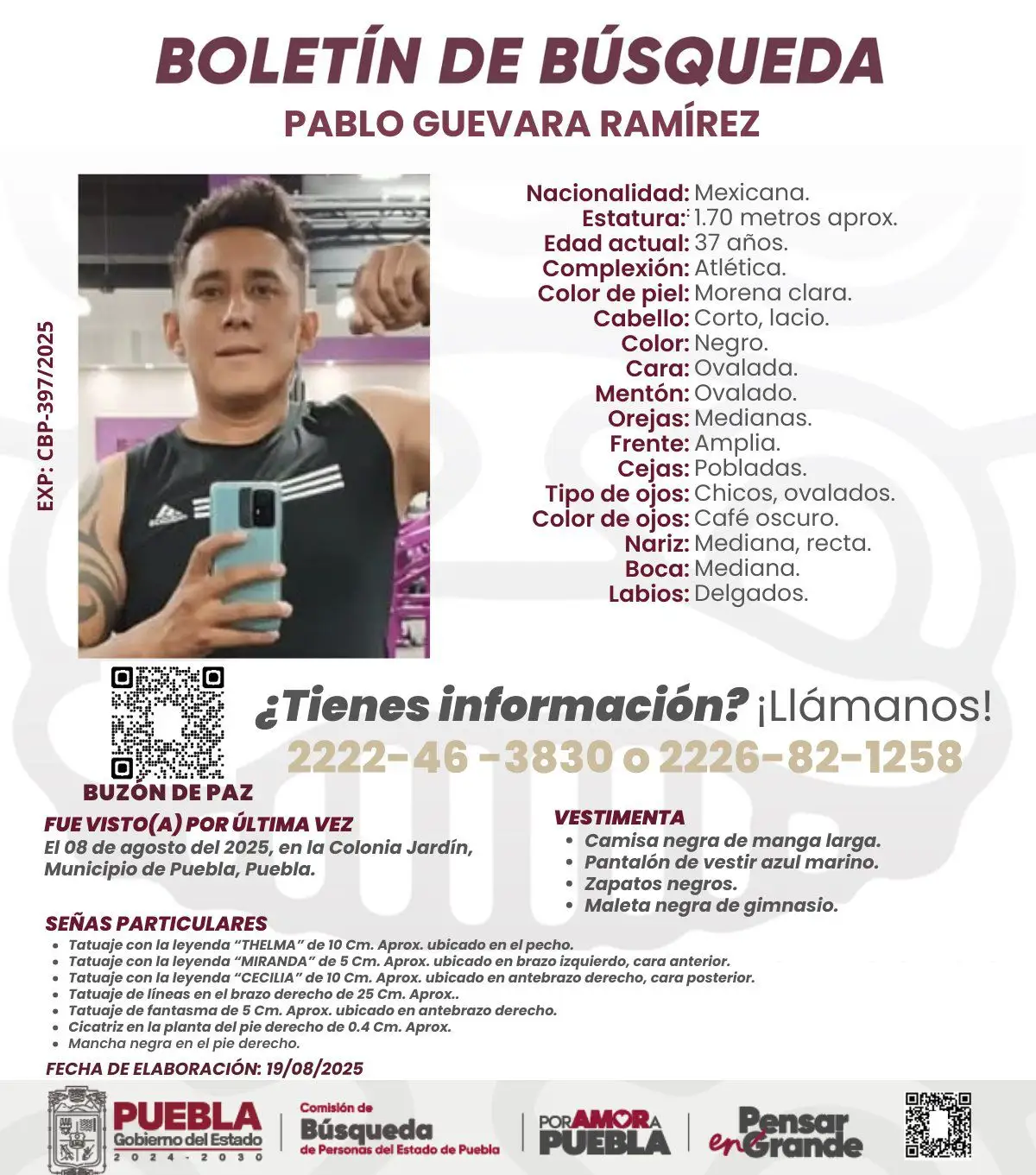 Identifica SSP a dos poblanos entre las seis cabezas localizadas en Tlaxcala