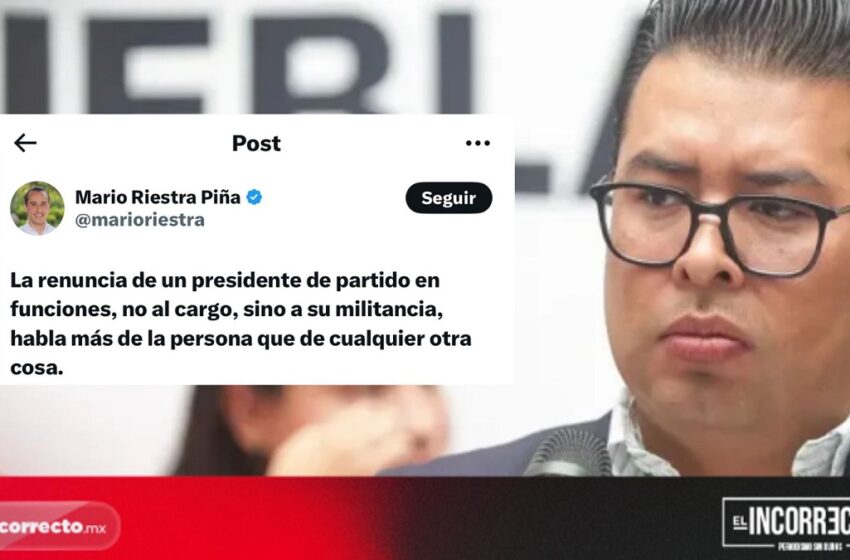  PAN acusa de “traidor” a Néstor Camarillo tras su renuncia al PRI