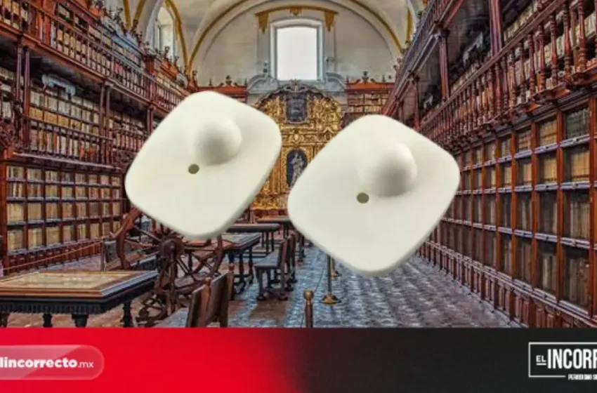  Sergio Vergara colocó “chips de ropa” en piezas de museos y libros de la Biblioteca Palafoxiana