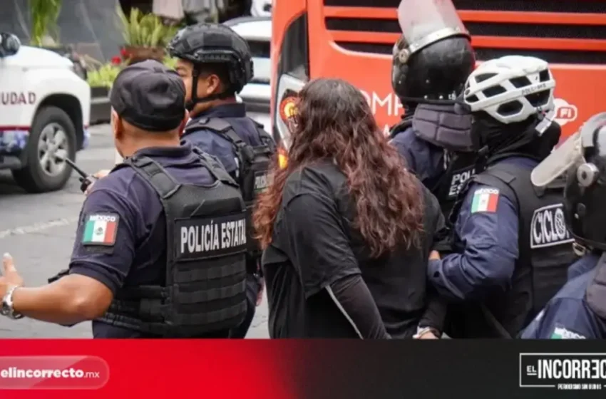  Feministas detenidas en Puebla están a disposición de la FGR; Gobierno estatal vigilará que las respeten