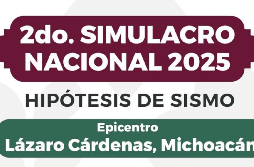  Invita Gobierno de la Ciudad a prepararse para el 2do. Simulacro Nacional 2025