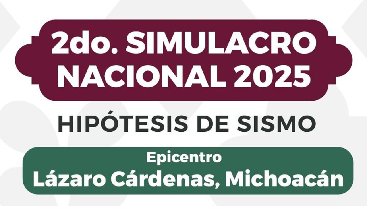Invita Gobierno de la Ciudad a prepararse para el 2do. Simulacro Nacional 2025