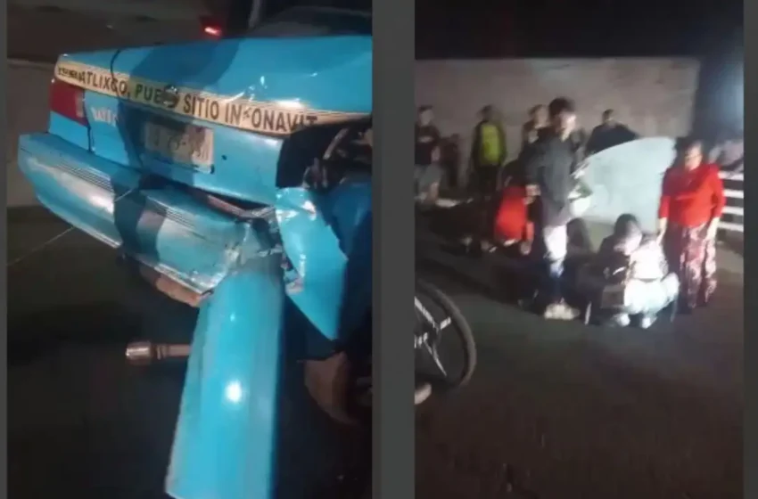  Mujer muere en fuerte choque en el municipio de Atlixco