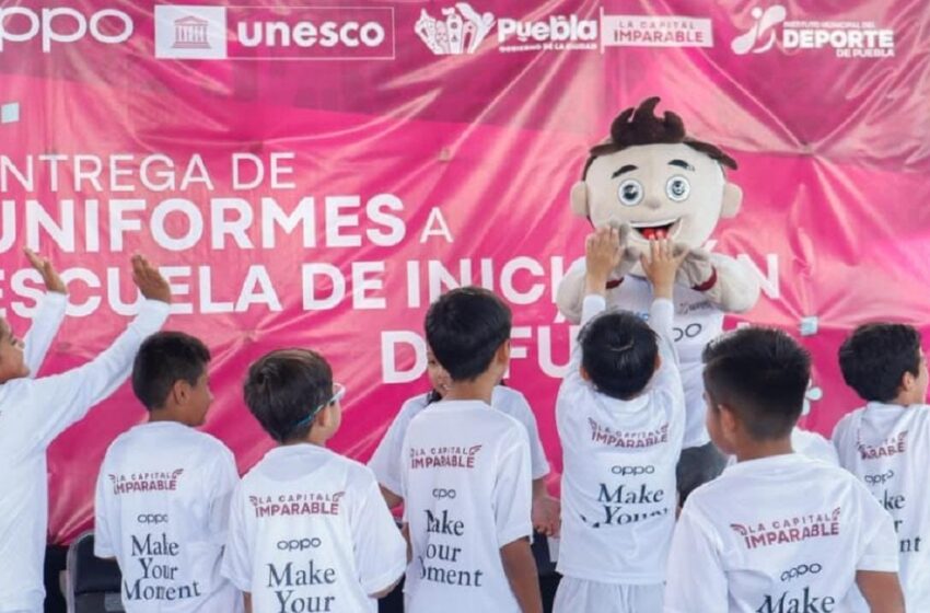  Pepe Chedraui, OPPO y UNESCO se unen a favor de la niñez y juventud de la capital poblana