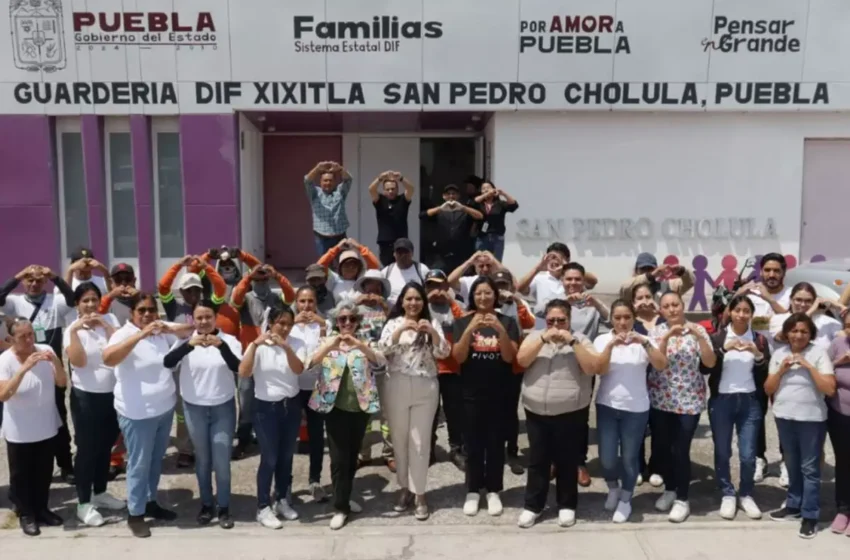  Realiza Gobierno de Tonantzin Fernández faena comunitaria en la Guardería DIF de Xixitla