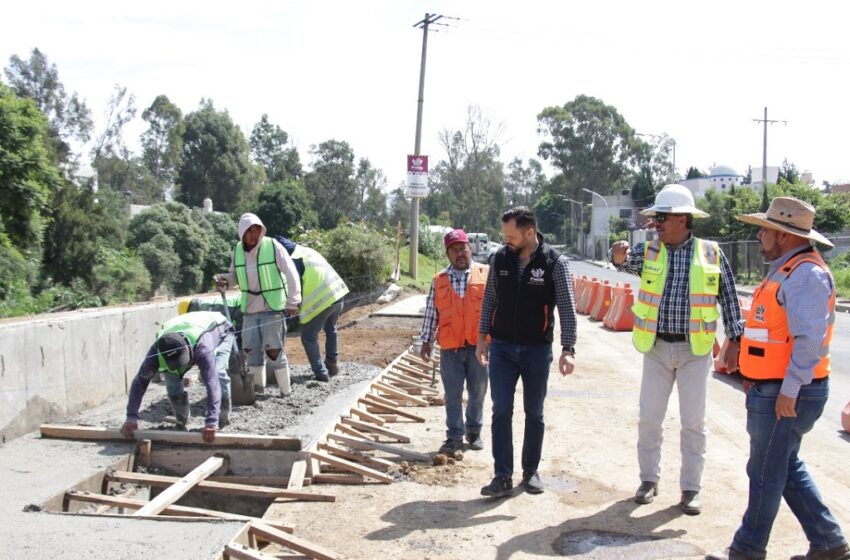  Supervisa Gobierno de la Ciudad construcción de muro de contención en límites del Río Alseseca
