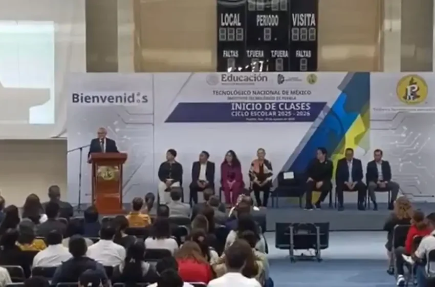  Tecnológico Nacional de México inauguró el ciclo escolar 2025-2026 desde Puebla