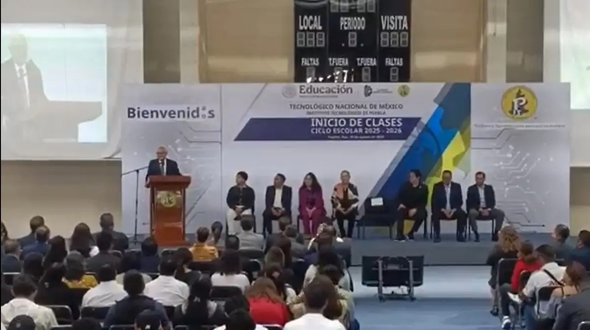 Tecnológico Nacional de México inauguró el ciclo escolar 2025-2026 desde Puebla