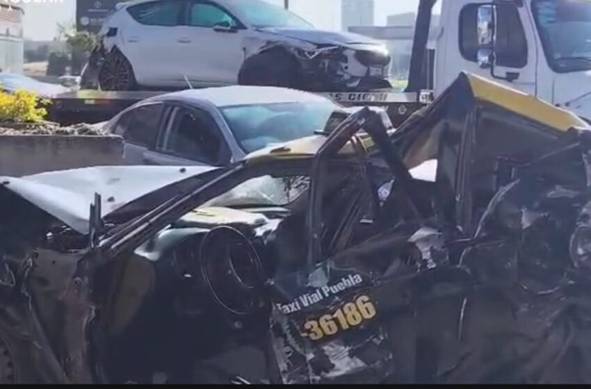  “Junior” ebrio desató una tragedia de seis autos y una vida perdida en la Vía Atlixcáyotl