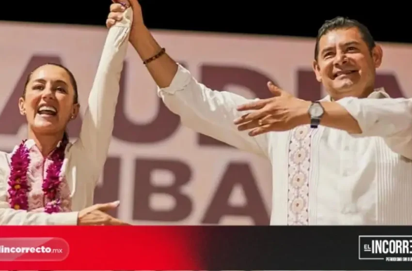  Acompañará Armenta a Sheinbaum al zócalo de la CDMX por primer año de gobierno 