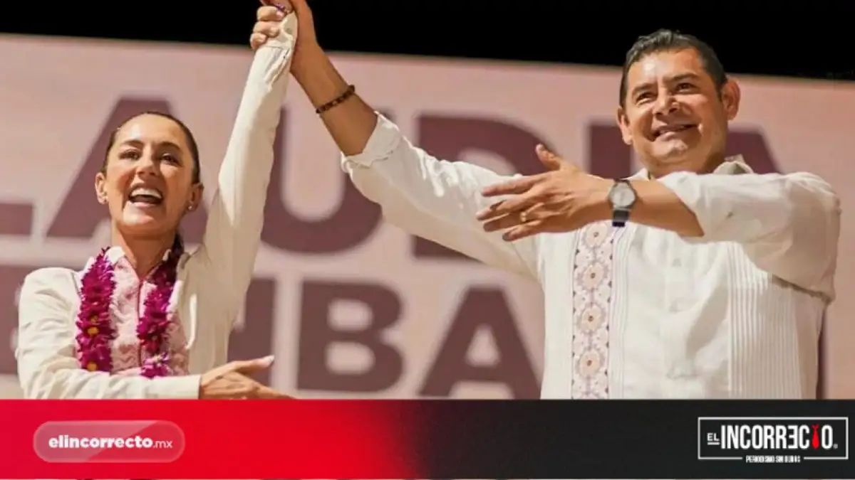 Acompañará Armenta a Sheinbaum al zócalo de la CDMX por primer año de gobierno 