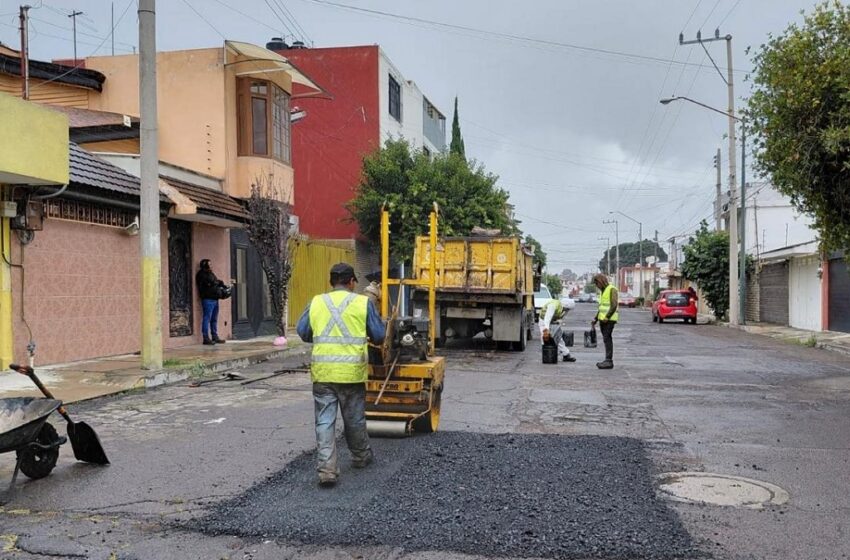  Atiende nuevos puntos de la ciudad la Campaña Capitalina Bacheando Puebla