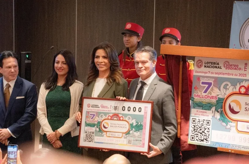  Billete de Lotería Nacional se suma a la difusión de la Semana Nacional de Salud Pública 2025