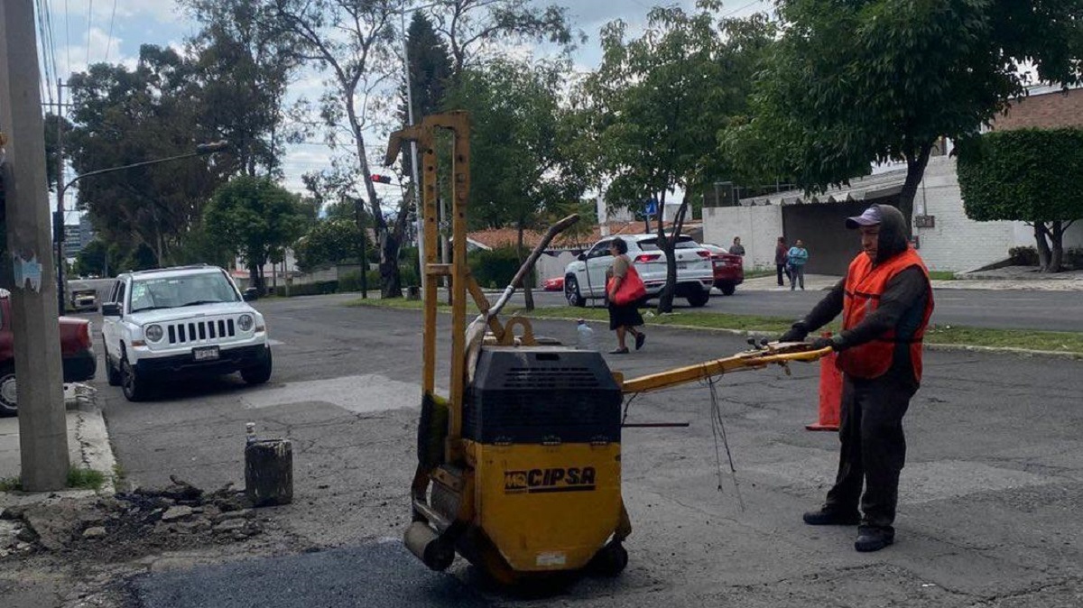 Campaña Capitalina Bacheando Puebla: mejora la seguridad vial en la ciudad