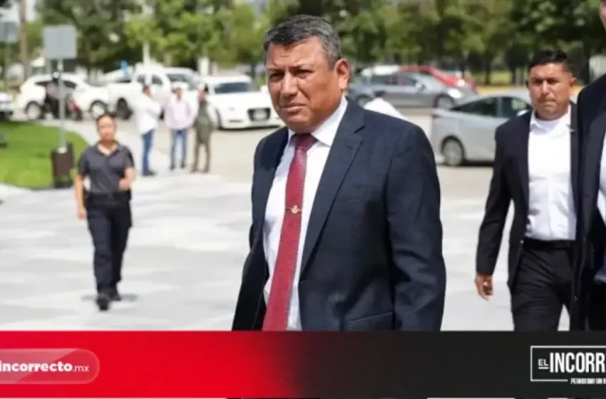  Detienen a policía estatal en el Periférico Ecológico por robo a transporte de carga; ya fue suspendida