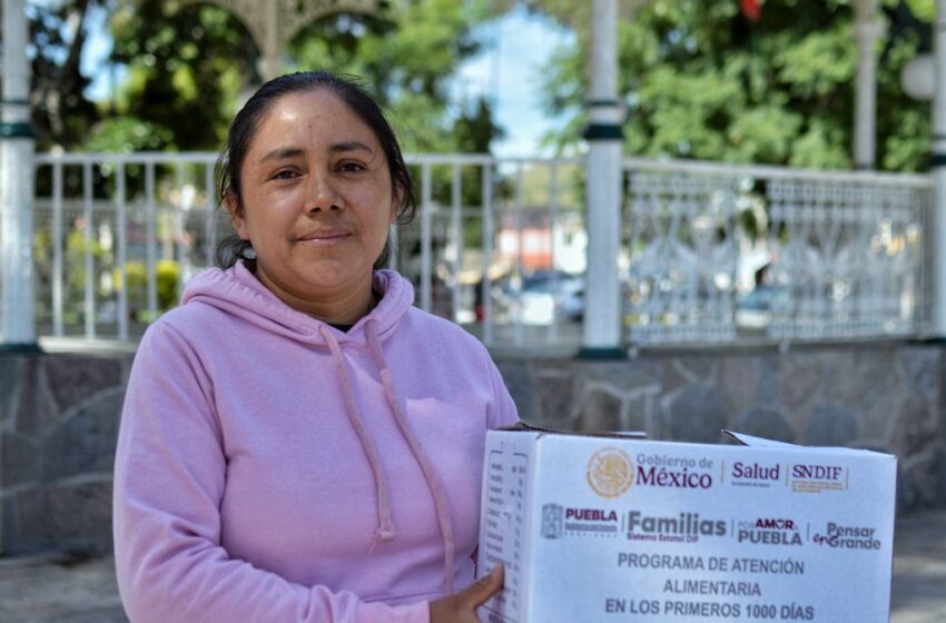  Entrega SMDIF apoyos alimentarios en Azumiatla y Totimehuacan