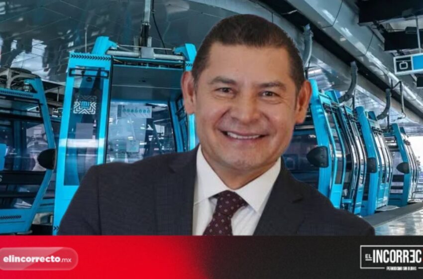  Construcción del Cablebús de Puebla será para el primer Informe de Gobierno: Armenta