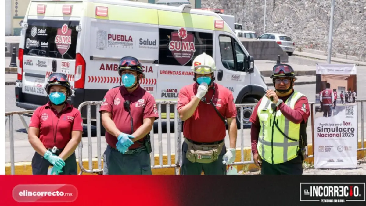 ¿Fecha, hora? Los detalles del Simulacro Nacional 2025 en Puebla