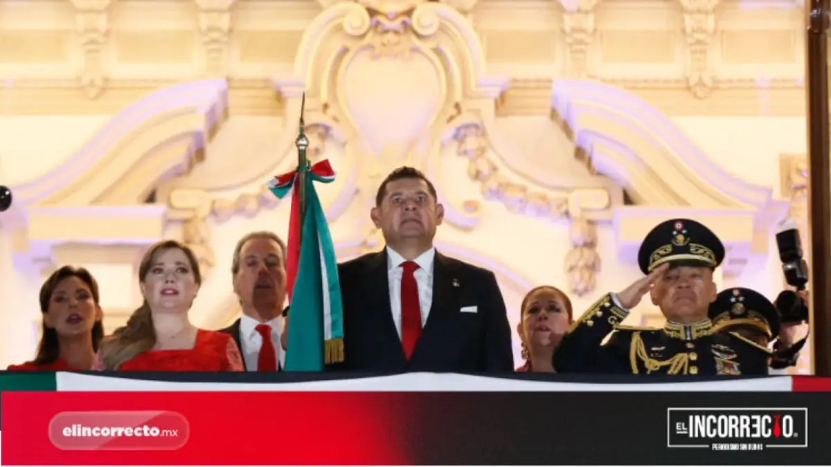 Así fue el primer Grito de Independencia de Armenta; lo dedica a migrantes, mujeres y a Sheinbaum