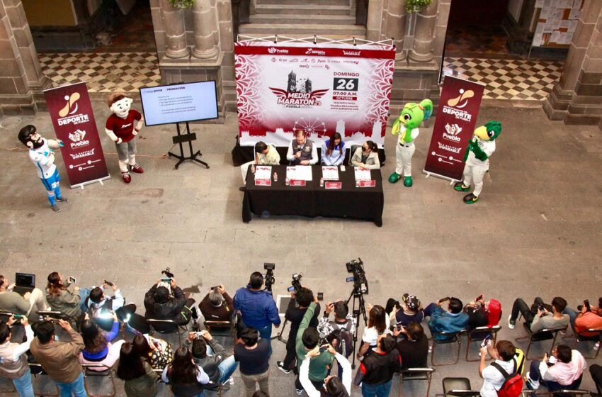  Impulsa Gobierno de la Ciudad el deporte con el Medio Maratón Puebla 2025