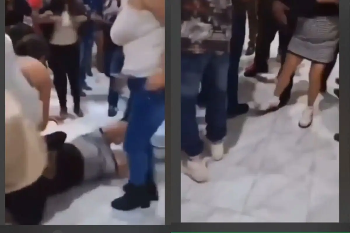 Jóvenes de Sanctorum desatan riña por la corona de las fiestas patrias