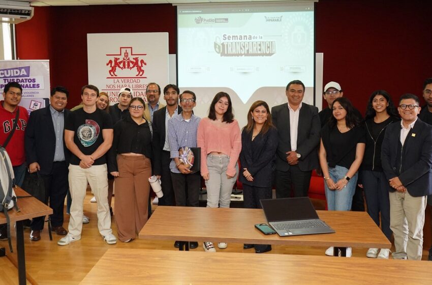  Lleva Gobierno de la Ciudad Semana de la Transparencia a estudiantes de la Universidad Ibero