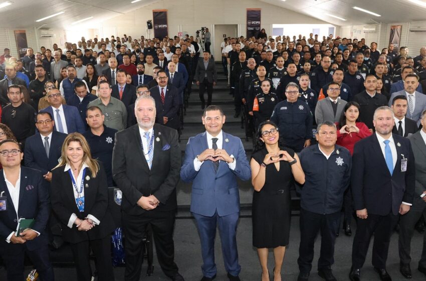 Organismos internacionales colaboran en entrenamiento de cuerpos de Seguridad; Puebla a la vanguardia
