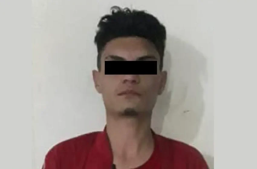  Pobladores Cuachayotla en San Pedro Cholula, detienen a un ladrón