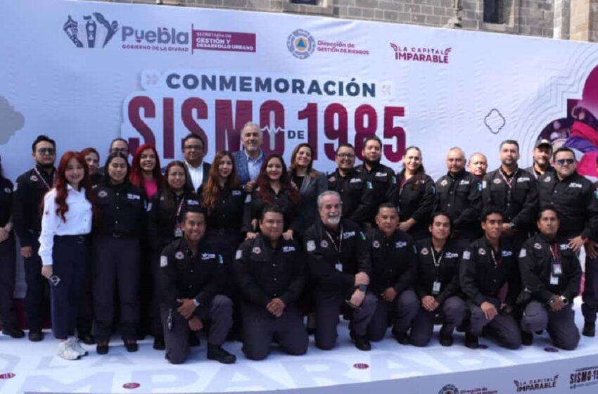  Reconoce Gobierno de la Ciudad a instituciones de emergencia en el marco del 40 aniversario del sismo de 1985