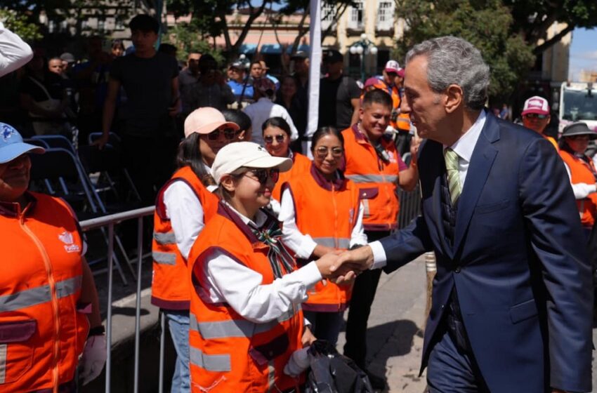  Refuerza OOSL acciones de limpieza tras el desfile y celebraciones patrias en la capital