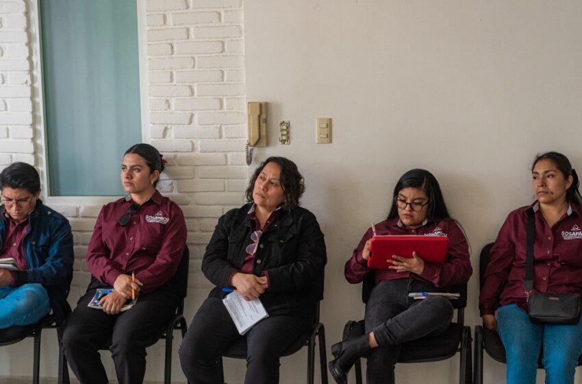  SOSAPACH participa en una capacitación impartida por la Dirección de Protección Civil Municipal