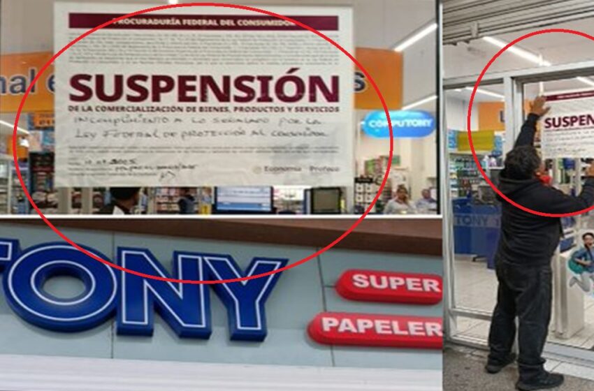  ¡ATENCIÓN! La Profeco suspende dos papelerías Tony en Puebla. ¿Qué está pasando?