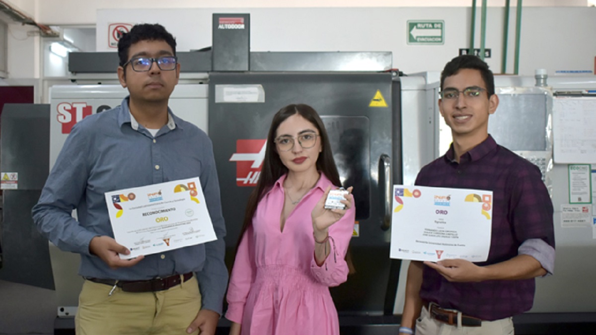 Alumnos de la Facultad de Ciencias de la Electrónica ganan oro en Infomatrix Argentina 2025