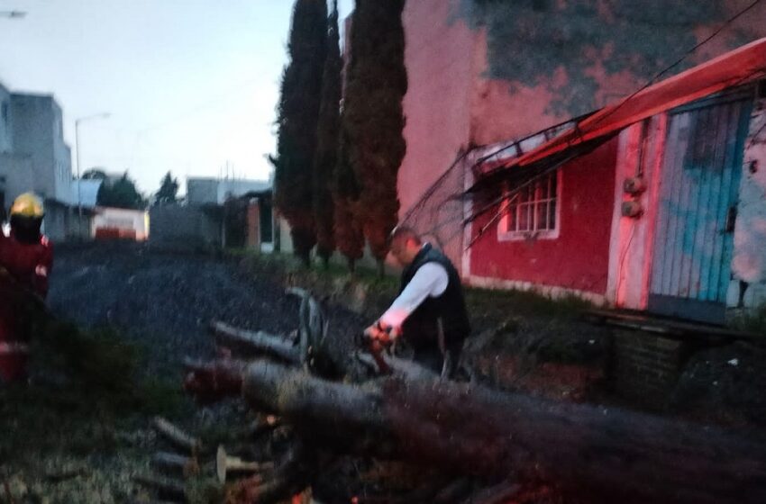  Atiende Gobierno de la Ciudad incidentes por lluvias sin personas lesionadas