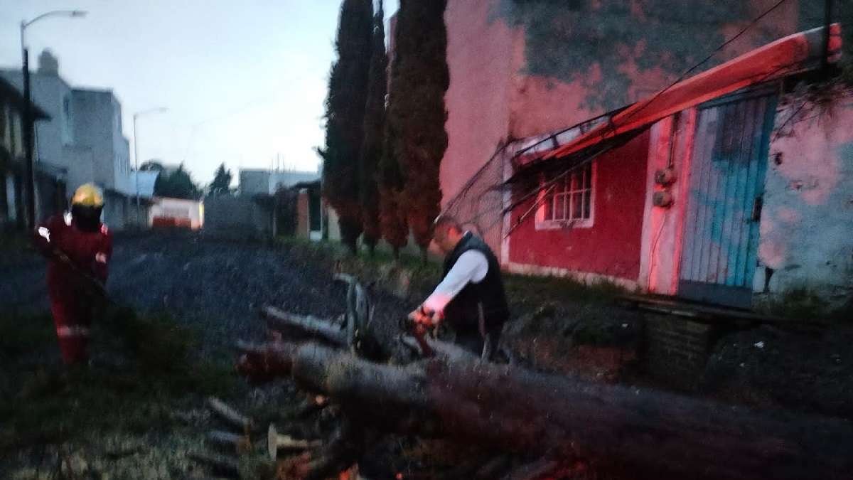 Atiende Gobierno de la Ciudad incidentes por lluvias sin personas lesionadas