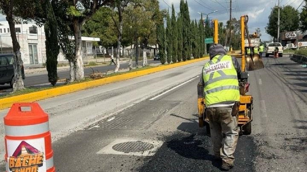Campaña Capitalina Bacheando Puebla: favorece la movilidad en la capital